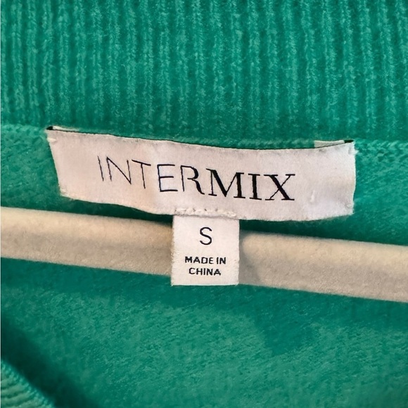 Intermix Green Cashmere Sweater - Picture 4 of 4